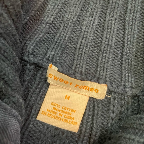 Sweet Romeo Navy Blue Sweater - Picture 6 of 8